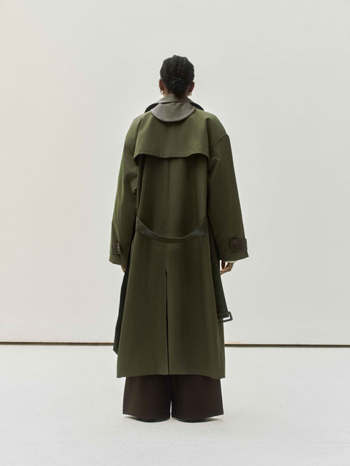 Oblique Trench Coat